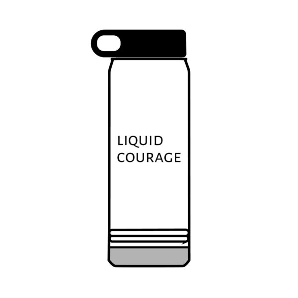 Polar Camel brand "Liquid Courage" Stainless Steel Water Bottle, 32oz, Polar Camel 32 oz Cups Stainless Steel Water Bottle features double-wall vacuum insulation with a lid. - Image 4