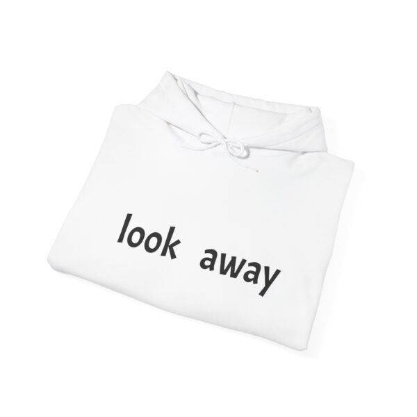 \'Look Away\' Unisex Heavy Blend™ Hooded Sweatshirt - Image 2