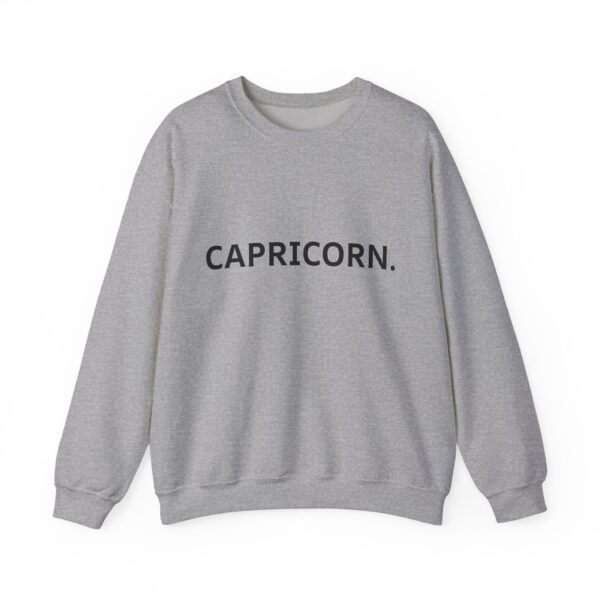 CAPRICORN. Zodiac Themed Unisex Heavy Blend™ Crewneck Sweatshirt - Image 2