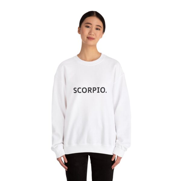 SCORPIO. Zodiac Themed Unisex Heavy Blend™ Crewneck Sweatshirt - Image 17