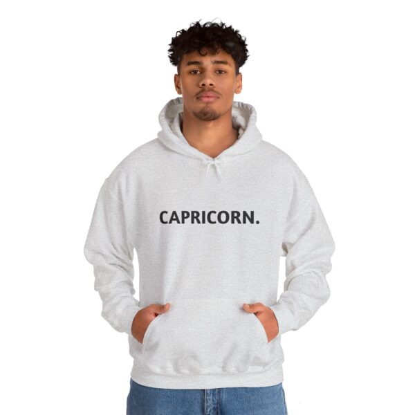 CAPRICORN. Zodiac Themed Unisex Heavy Blend™ Hooded Sweatshirt - Image 9