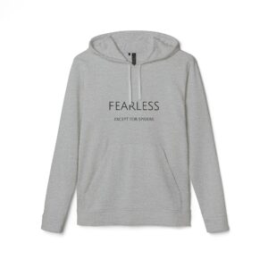 \'Fearless except for spiders\' Adidas Unisex Fleece Hoodie