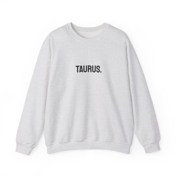 TAURUS. (Zodiac) Unisex Heavy Blend™ Crewneck Sweatshirt - Image 5