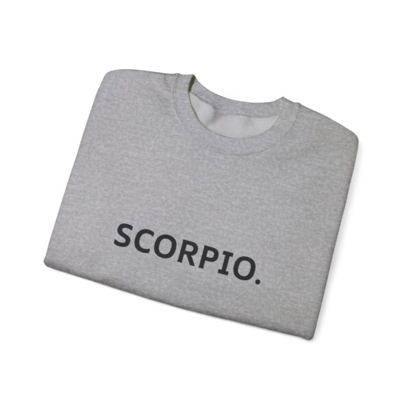 SCORPIO. Zodiac Themed Unisex Heavy Blend™ Crewneck Sweatshirt - Image 5