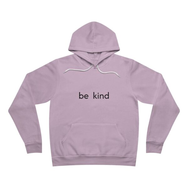 \'Be kind\' Unisex Sponge Fleece Pullover Hoodie - Image 3