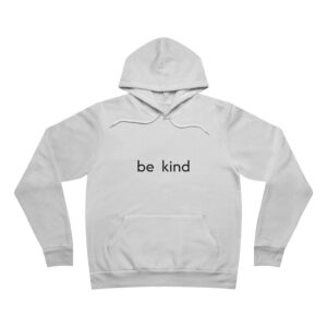 \'Be kind\' Unisex Sponge Fleece Pullover Hoodie