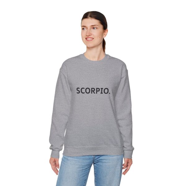 SCORPIO. Zodiac Themed Unisex Heavy Blend™ Crewneck Sweatshirt - Image 2