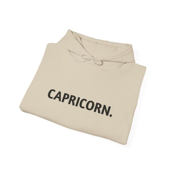 CAPRICORN. Zodiac Themed Unisex Heavy Blend™ Hooded Sweatshirt - Image 3