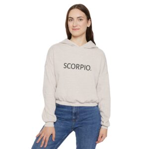 Cozy and Oversized, (SCORPIO.) Women\'s Cinched Bottom Hoodie