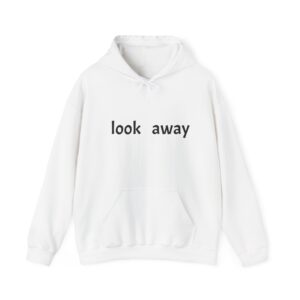 \'Look Away\' Unisex Heavy Blend™ Hooded Sweatshirt