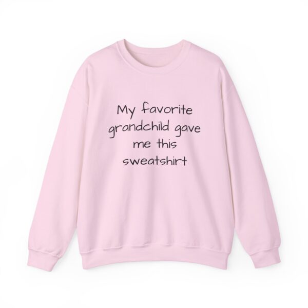 Crewneck \'My favorite grandchild gave me this sweatshirt.\' Unisex Heavy Blend™ Crewneck Sweatshirt - Image 8