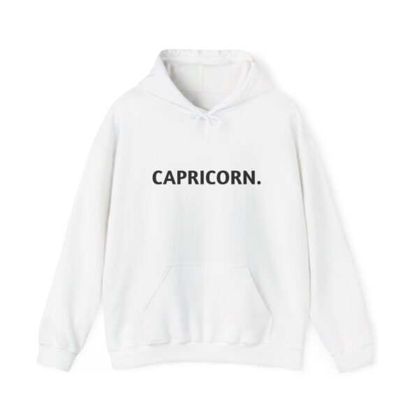 CAPRICORN. Zodiac Themed Unisex Heavy Blend™ Hooded Sweatshirt - Image 4