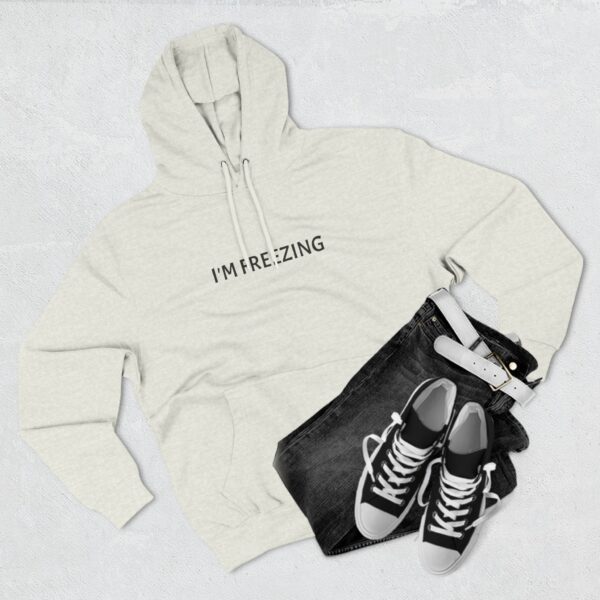 FREEZING, Copy of Warm and Cozy Three-Panel Fleece Hoodie, Excellent Quality - Image 8