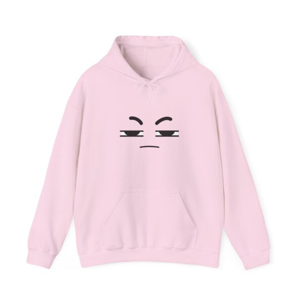 Annoyed Face - Unisex Heavy Blend™ Hooded Sweatshirt, Plush and Soft - Image 6