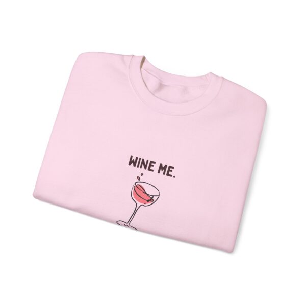 WINE ME, Cozy Unisex Heavy Blend™ Crewneck Sweatshirt - Image 9