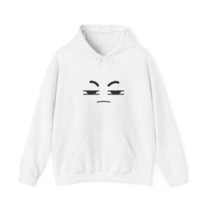 Annoyed Face - Unisex Heavy Blend™ Hooded Sweatshirt, Plush and Soft