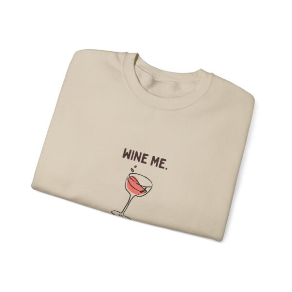 WINE ME, Cozy Unisex Heavy Blend™ Crewneck Sweatshirt - Image 10