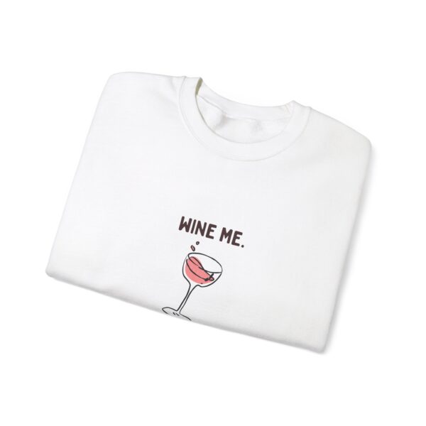 WINE ME, Cozy Unisex Heavy Blend™ Crewneck Sweatshirt - Image 13