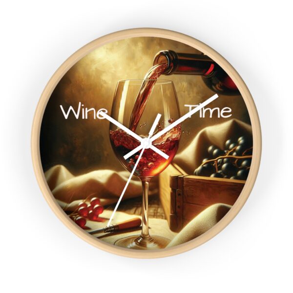 Wine Time Wall Clock - Image 4