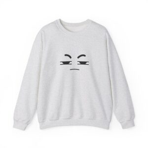 Frustrated Face Unisex Heavy Blend™ Comfortable Crewneck Sweatshirt