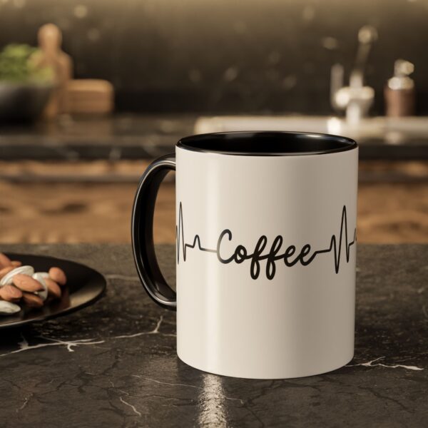 Coffee Heartbeat Colorful Mugs (11oz) - Image 5