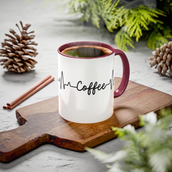 Coffee Heartbeat Colorful Mugs (11oz) - Image 3