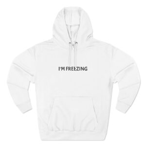 FREEZING, Copy of Warm and Cozy Three-Panel Fleece Hoodie, Excellent Quality