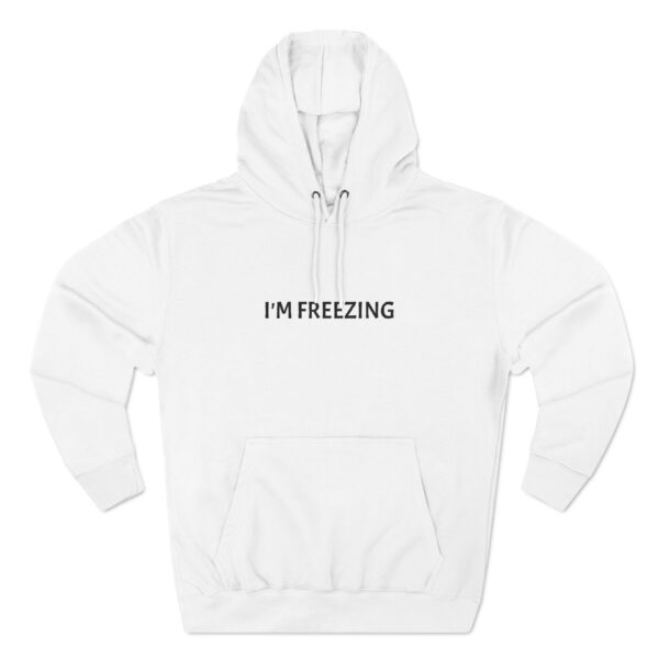 FREEZING, Copy of Warm and Cozy Three-Panel Fleece Hoodie, Excellent Quality