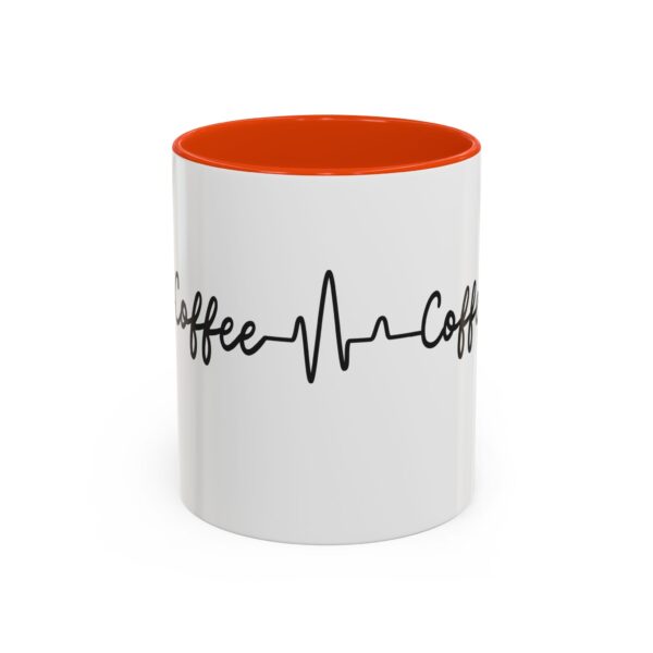 Coffee Heartbeat Colorful Mugs (11oz) - Image 2