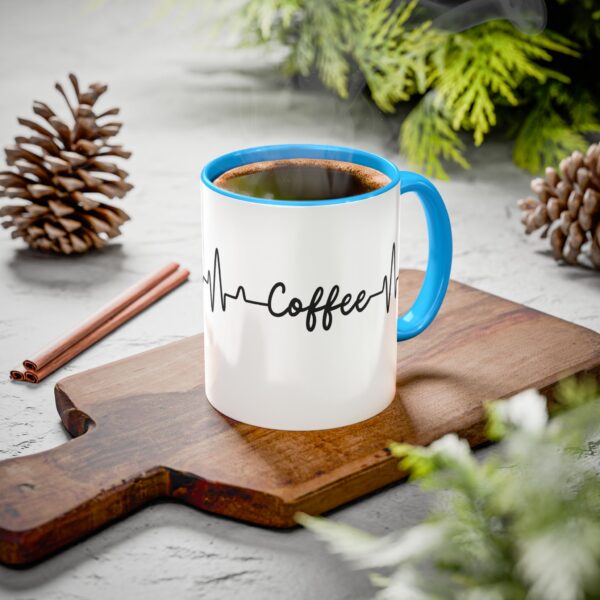 Coffee Heartbeat Colorful Mugs (11oz) - Image 4