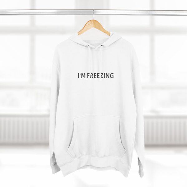 FREEZING, Copy of Warm and Cozy Three-Panel Fleece Hoodie, Excellent Quality - Image 2