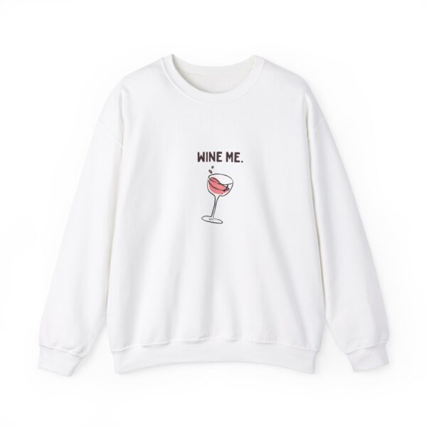 WINE ME, Cozy Unisex Heavy Blend™ Crewneck Sweatshirt