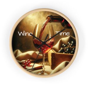 Wine Time Wall Clock