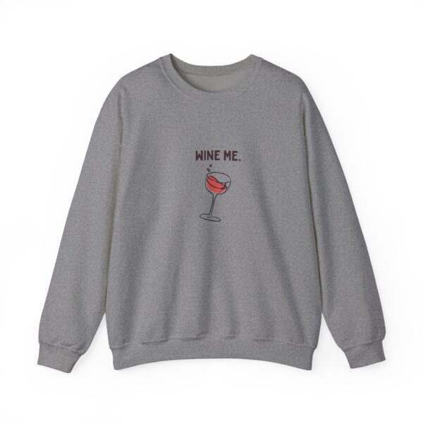 WINE ME, Cozy Unisex Heavy Blend™ Crewneck Sweatshirt - Image 14