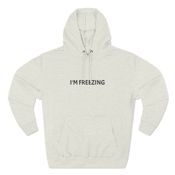 FREEZING, Copy of Warm and Cozy Three-Panel Fleece Hoodie, Excellent Quality - Image 6