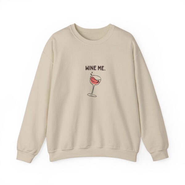 WINE ME, Cozy Unisex Heavy Blend™ Crewneck Sweatshirt - Image 8