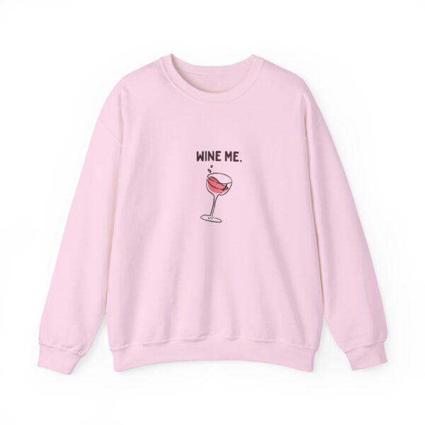 WINE ME, Cozy Unisex Heavy Blend™ Crewneck Sweatshirt - Image 2